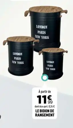 Centrakor LE BIDON DE RANGEMENT offre