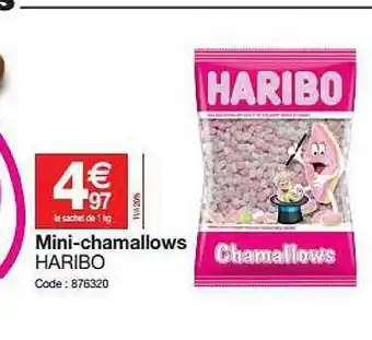 Promocash Mini-chamallows Haribo offre