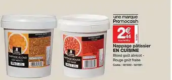 Promocash Nappage Pâtissier offre