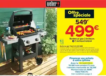 Barbecue gaz spirit