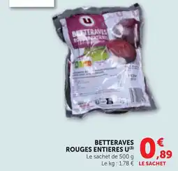 Bi1 U BETTERAVES ROUGES ENTIERES offre