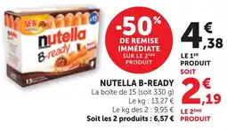 Bi1 Nutella B-ready offre