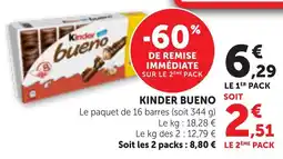 Bi1 Kinder Bueno offre