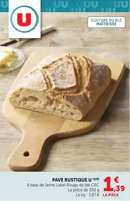 Bi1 U Pave rustique offre