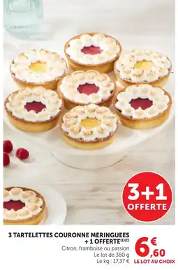 Bi1 3 tartelettes couronne meringuees offre