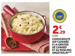 Super U Choucroute IGP offre