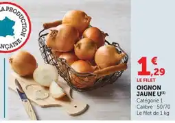 Super U Oignon Jaune U(3) offre