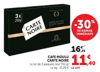 CARTE NOIRE CAFE MOULU