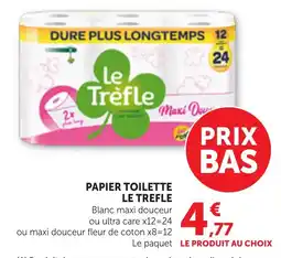 Bi1 Le Trèfle PAPIER TOILETTE offre