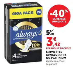 Bi1 always Serviettes offre