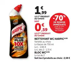 Bi1 HARPIC NETTOYANT WC offre