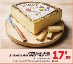 Super U LE GRAND SAPIN TOMME AUX FLEURS offre