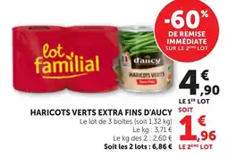 Bi1 Daucy Haricots verts offre