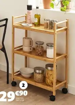 GiFi Bamboo trolley offre