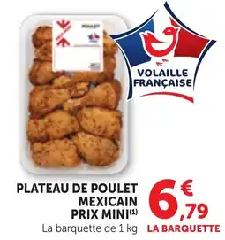 Bi1 Volaille Française Plateau de poulet mexicain offre