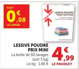 Bi1 LESSIVE POUDRE offre