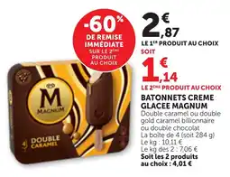 Bi1 Magnum Batonnets crème glacee offre