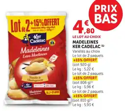 Bi1 Ker Cadelac Madeleines offre