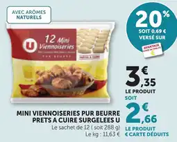 Bi1 U Mini Viennoiseries offre