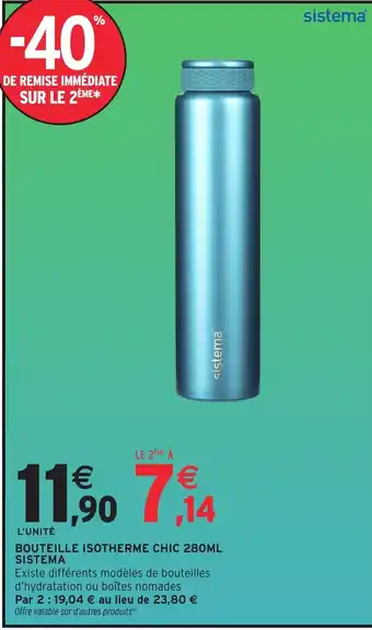 Sistema BOUTEILLE ISOTHERME CHIC