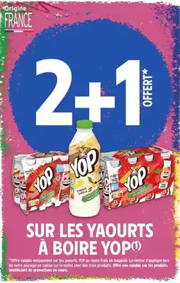 Intermarché Hyper YOP Yaourts à boire offre