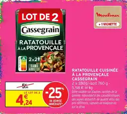 Intermarché Hyper Cassegrain Ratatouille à la Provençale offre