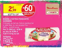 Intermarché Hyper Soignon Bûche l'Extra Fondante offre