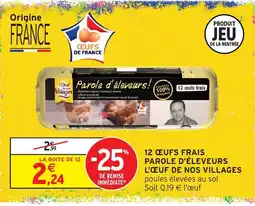 Intermarché Hyper L'Oeuf de nos Villages offre