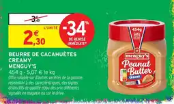 Intermarché Hyper menguy's Peanut Butter offre
