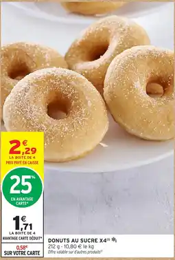Intermarché Hyper DONUTS AU SUCRE offre