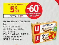 Intermarché LU Napolitain l'Original offre
