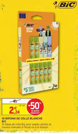 Intermarché Hyper BIC Glue Stick offre