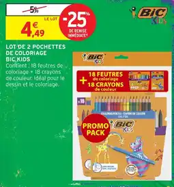 Intermarché Hyper BIC KIDS offre