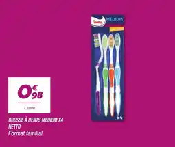 Netto Netto Brosse à dents medium offre