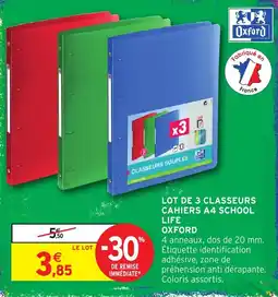 Intermarché Hyper Oxford Classeurs souples offre