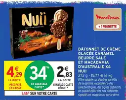 Intermarché Hyper Nuii Bâtonnet de crème glacée offre