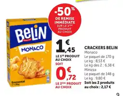 Maximarché Belin Crackers offre