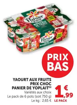 Maximarché Yoplait Yaourt aux fruits offre