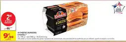 Intermarché CHARAL 4 CHEESE BURGERS offre
