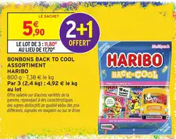 Intermarché Hyper HARIBO BONBONS BACK TO COOL offre