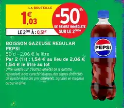 Intermarché Hyper PEPSI BOISSON GAZEUSE REGULAR offre