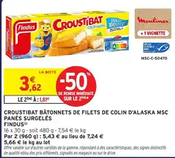 Intermarché Findus Croustibat offre