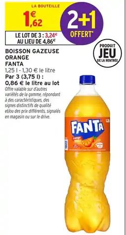 Intermarché Hyper Fanta boisson gazeuse orange offre