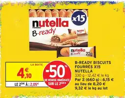 Intermarché Hyper Nutella B-ready offre