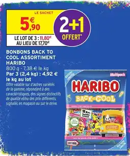 Intermarché HARIBO BONBONS BACK TO COOL offre