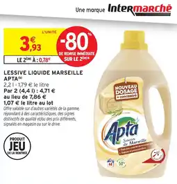 Intermarché Hyper Apta Lessive liquide Marseille offre