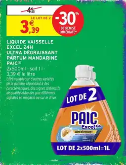 Intermarché Hyper PAIC LIQUIDE VAISSELLE ULTRA DÉGRAISSANT offre