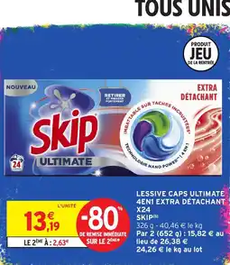 Intermarché Hyper Skip Lessive Caps Ultimate offre