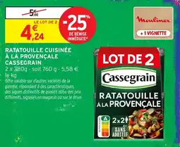 Intermarché Cassegrain Ratatouille à la Provençale offre