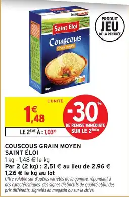 Intermarché Saint Eloi Couscous offre
